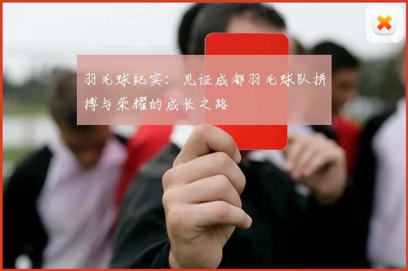 羽毛球纪实：见证成都羽毛球队拼搏与荣耀的成长之路