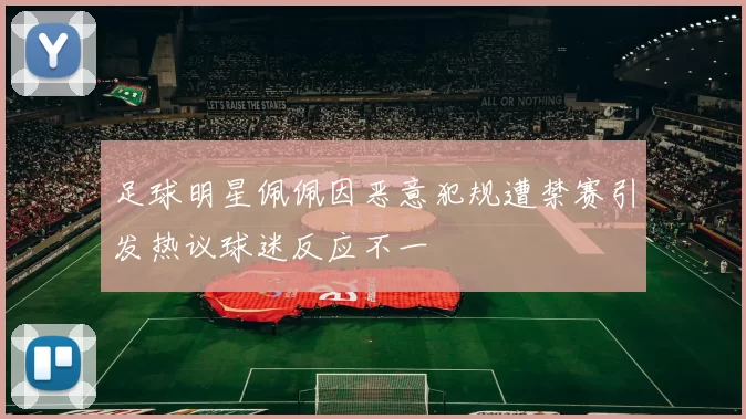 足球明星佩佩因恶意犯规遭禁赛引发热议球迷反应不一